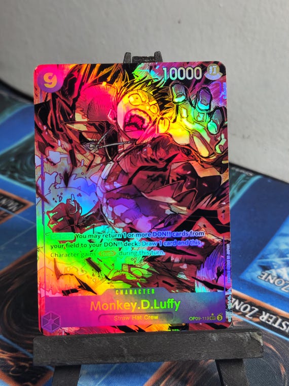 Monkey D Luffy Alt Art Op09-119 One Piece Proxy - Etsy