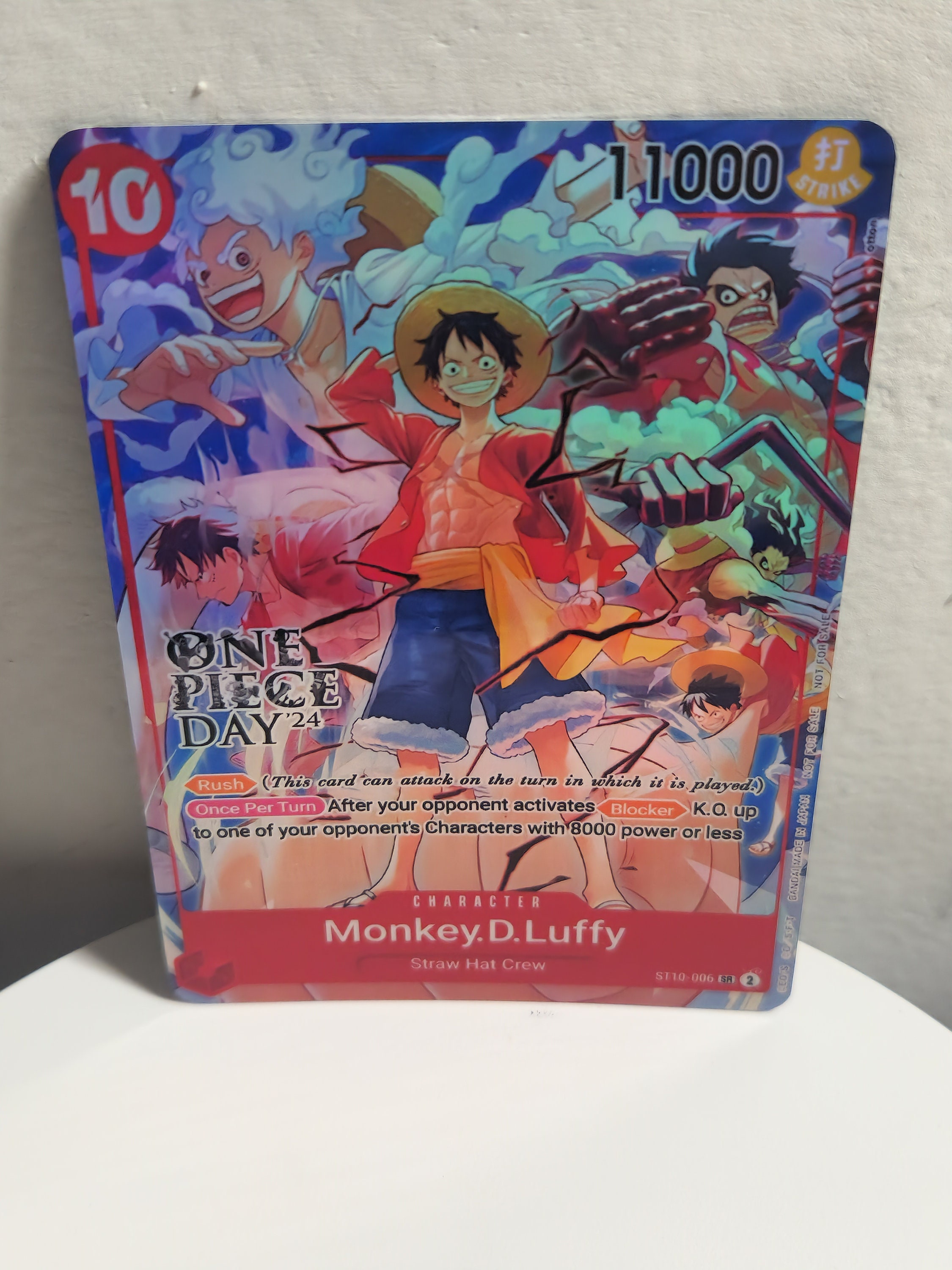 Monkey D Luffy Promo St10-006 One Piece Proxy Card - Etsy