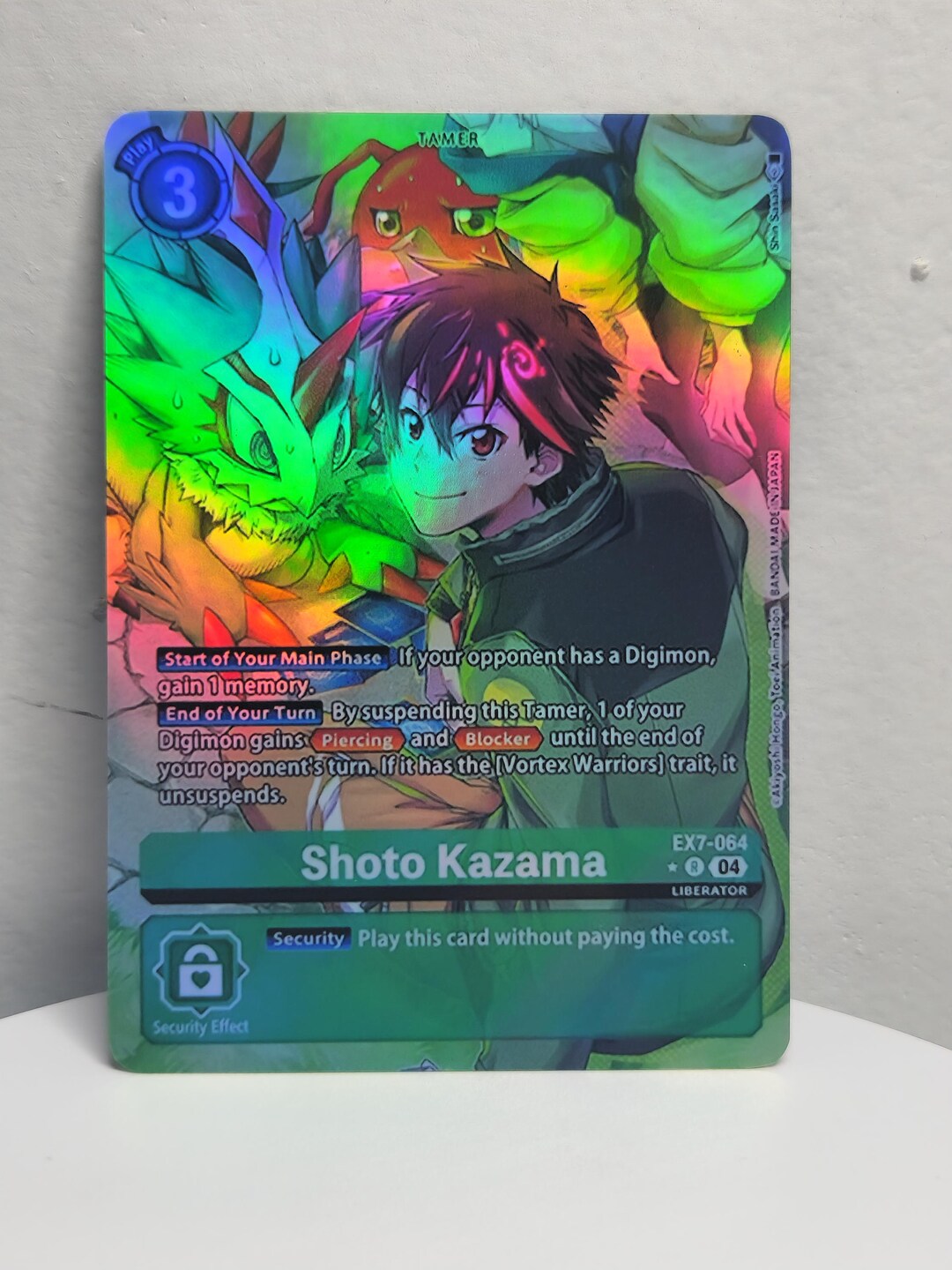 Shoto Kazama EX7-064 Digimon Proxy - Etsy