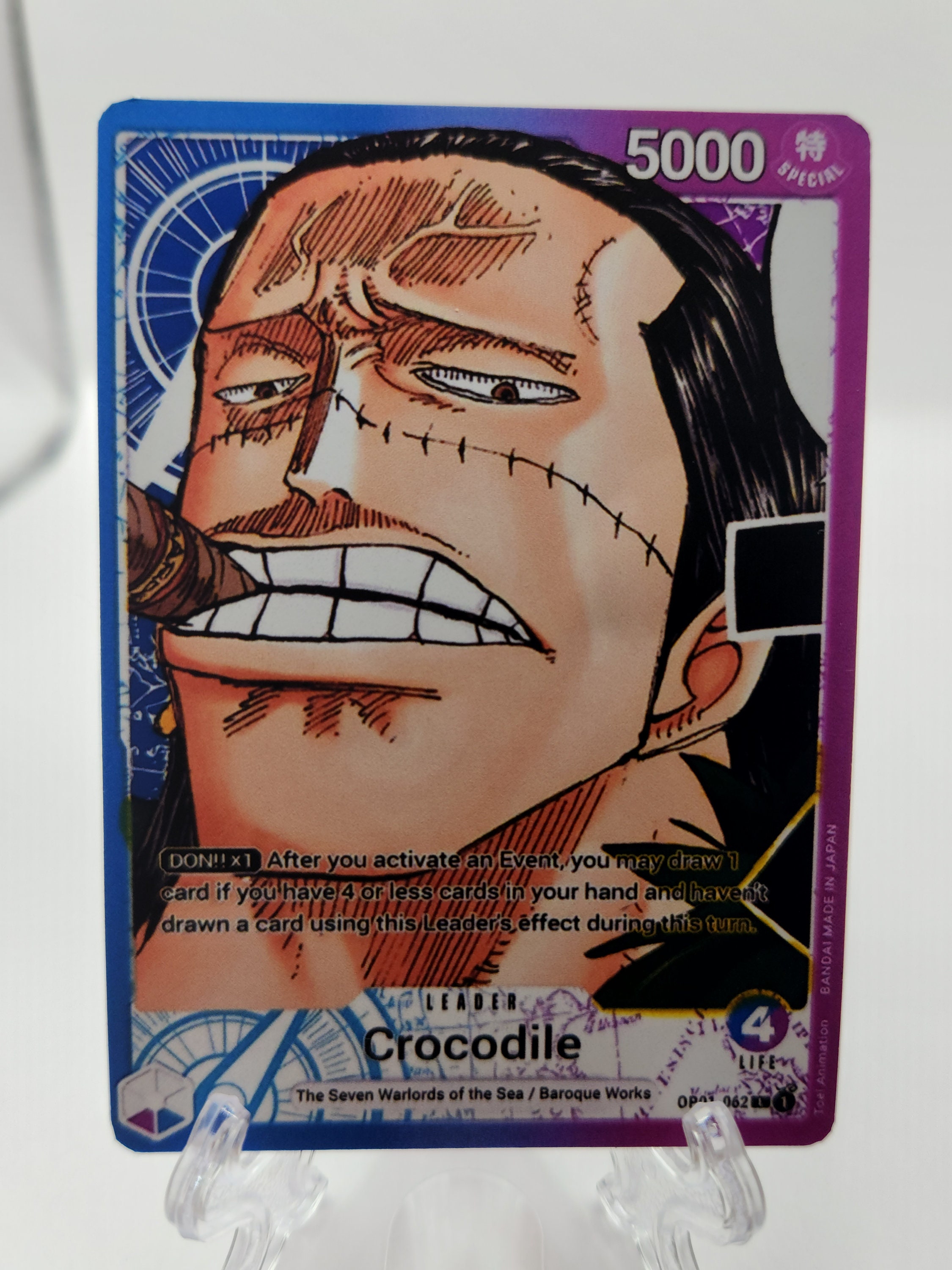 Crocodile Leader Op01-062 One Piece Proxy - Etsy