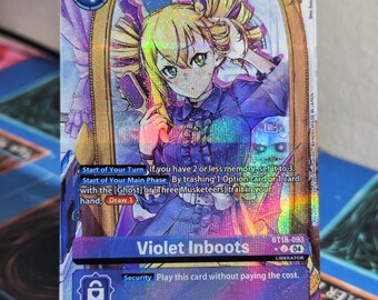 ヴァイオレット インブーツ 別イラスト bt18-093 デジモン ヴァイオレット インブーツ 別イラスト bt18-093 デジモン