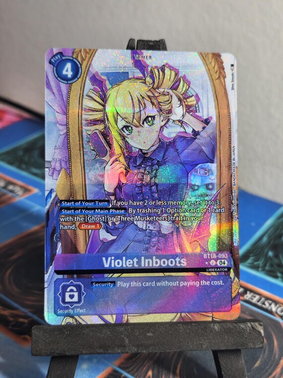 ヴァイオレット インブーツ 別イラスト bt18-093 デジモン