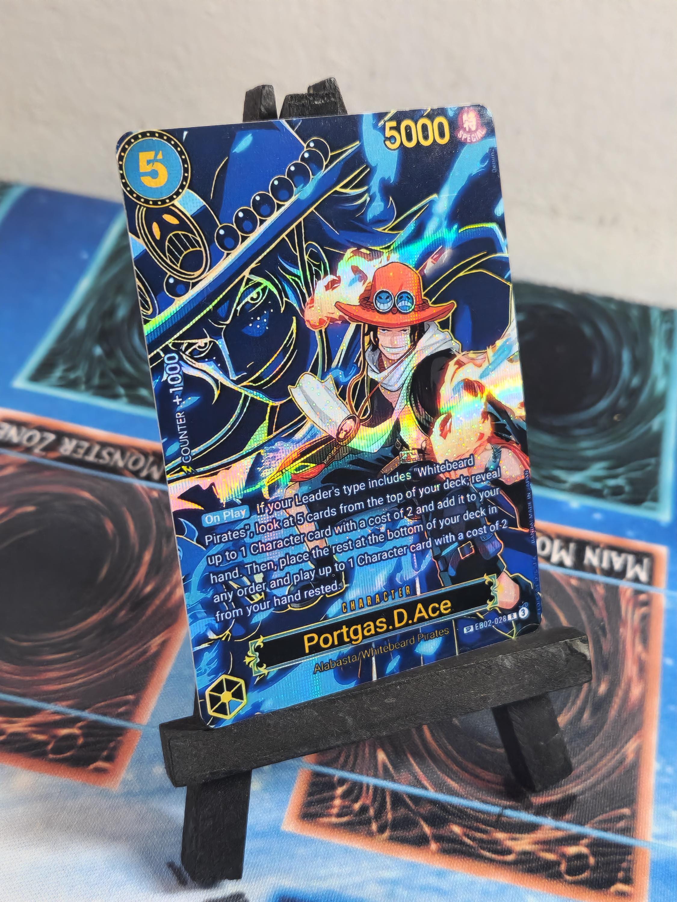 Portgas D Ace SP Alt Art EB02-28 One Piece Proxy Op13 - Etsy