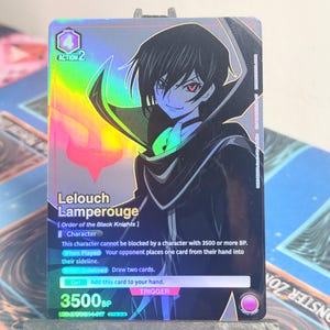 Lelouch Lamperouge alt art CGH-1-017 Union Arena Proxy Code Geass