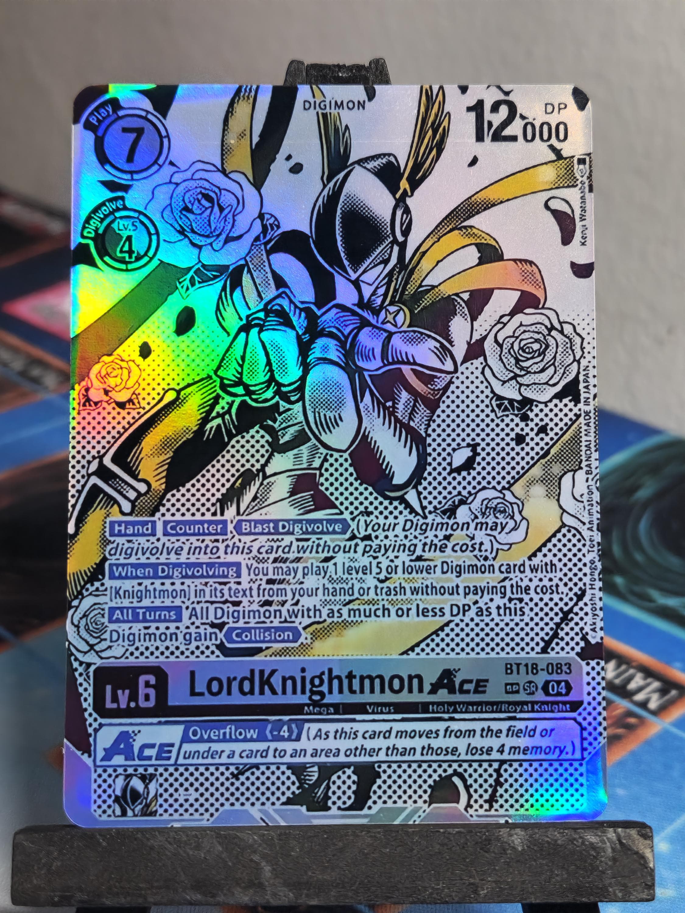 Lordknightmon Ace SP Alt Art Bt18-083 Digimon Proxy - Etsy