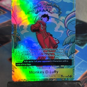 Monkey D Luffy Treasure Rare alt art op07-109 One Piece proxy
