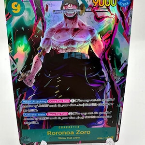 Roronoa Zoro op06-118 alt art One Piece Proxy Card
