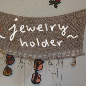 custom crochet jewelry organizer