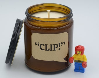TV show Quote "CLIP!" Funny reality television moments Soy Candle (9oz, 16oz)