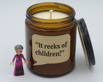 Movie Quote "It reeks of children!" Funny Quote Soy Candle (9oz, 16oz)