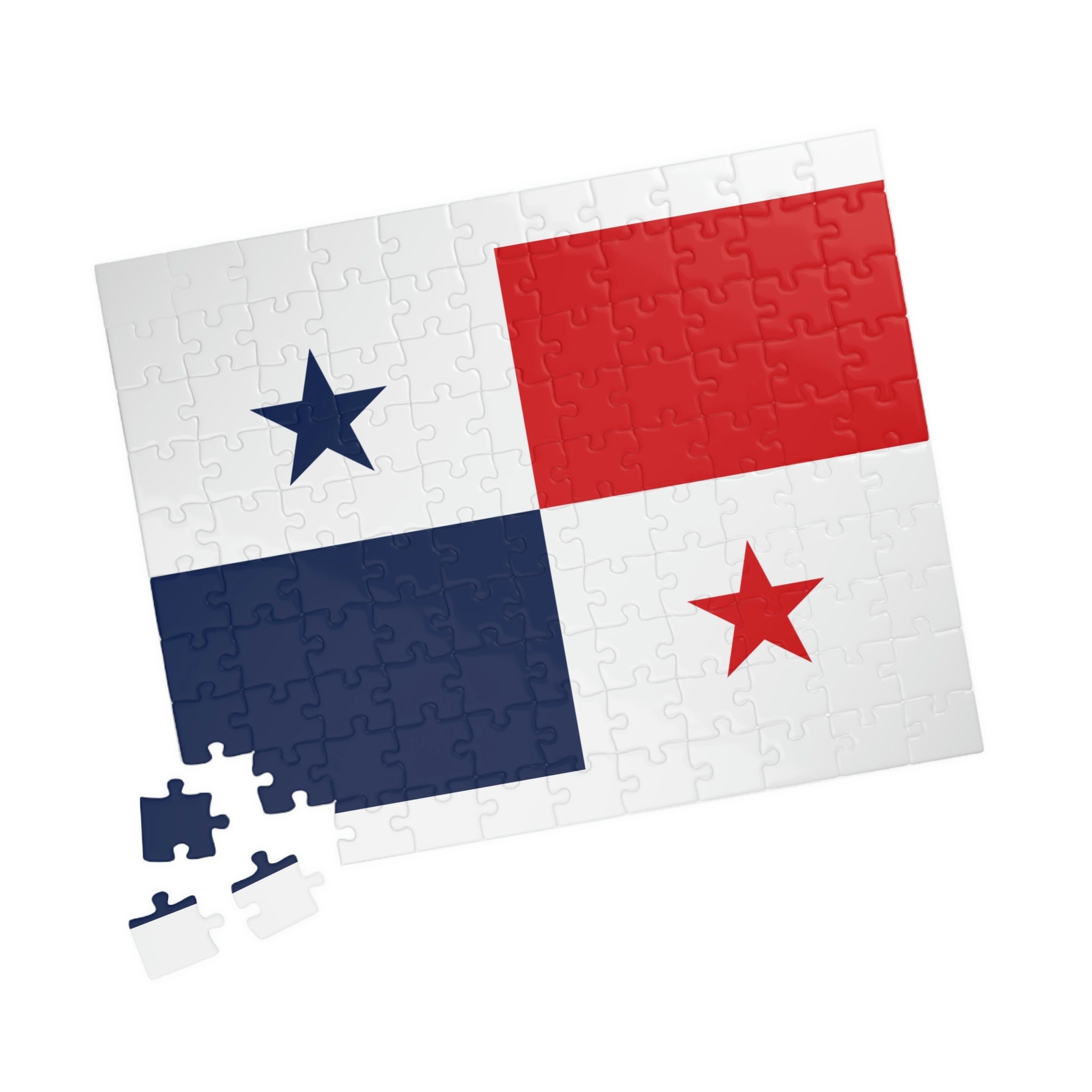 Rompecabezas de la bandera de Panamá / Recuerdo Etsy México
