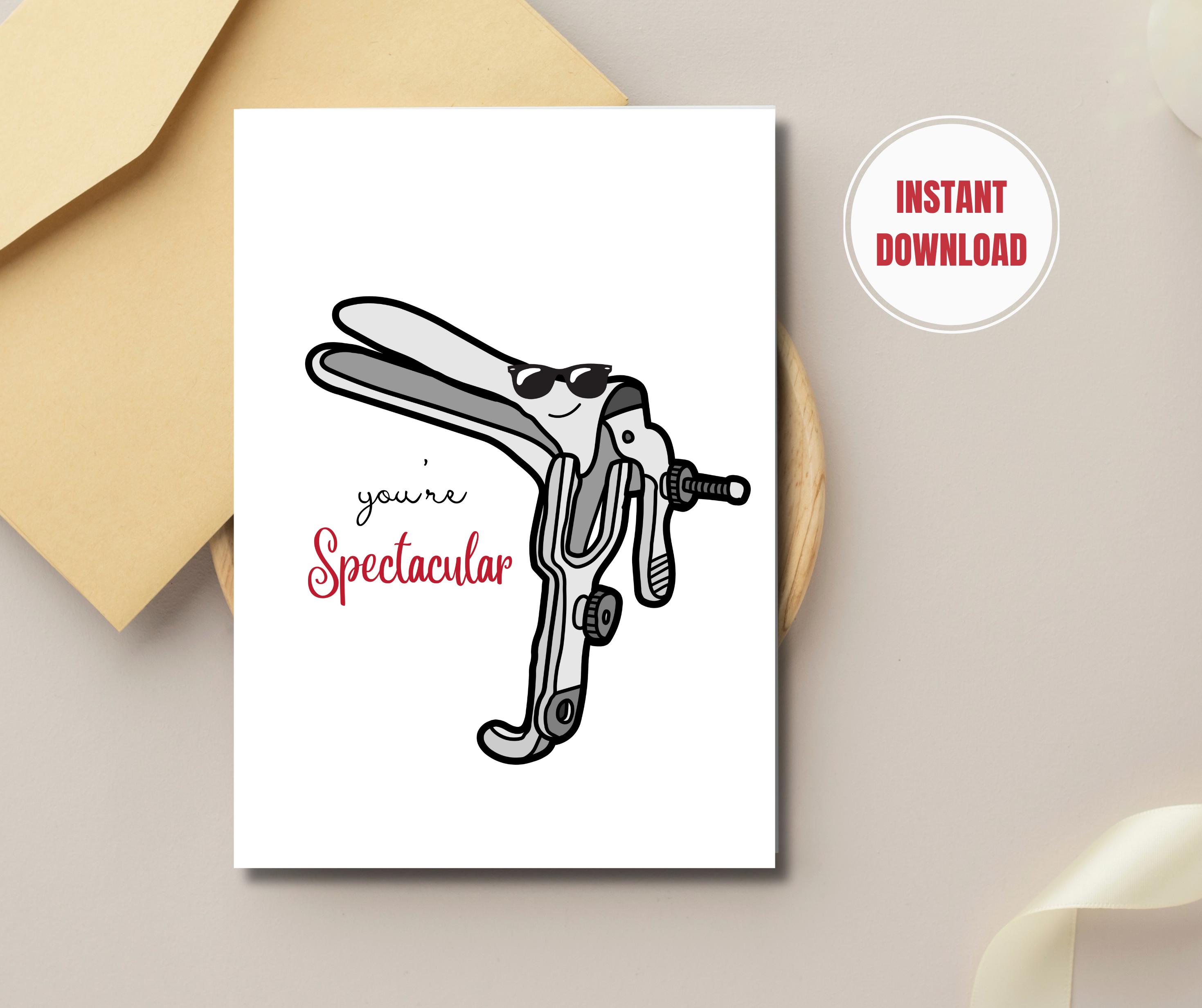 You're Spectacular Card, Labor and Delivery Nurse Thank You (printable ...