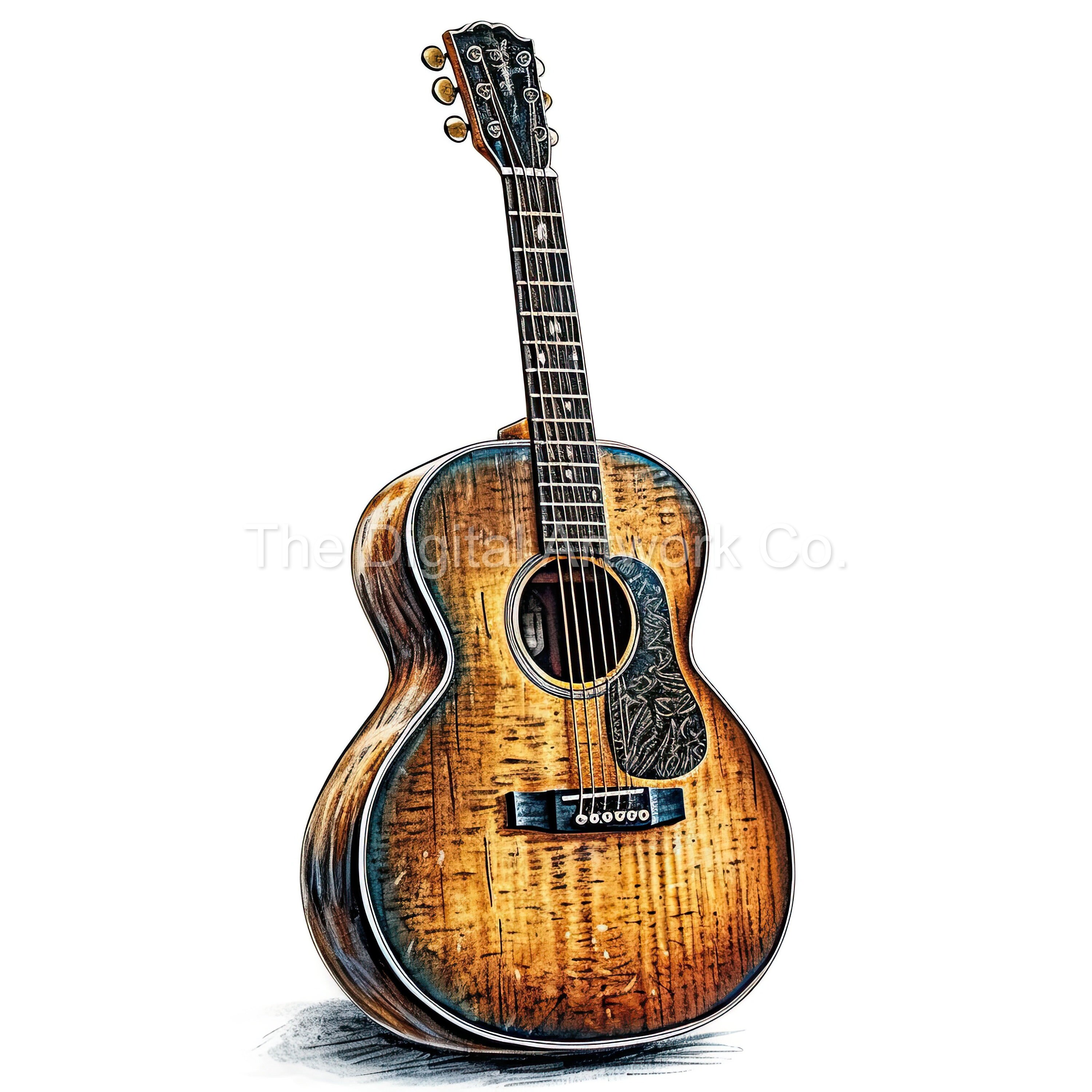 12 High Quality Designs of Epic Guitars Clip Art 12 Jpgs