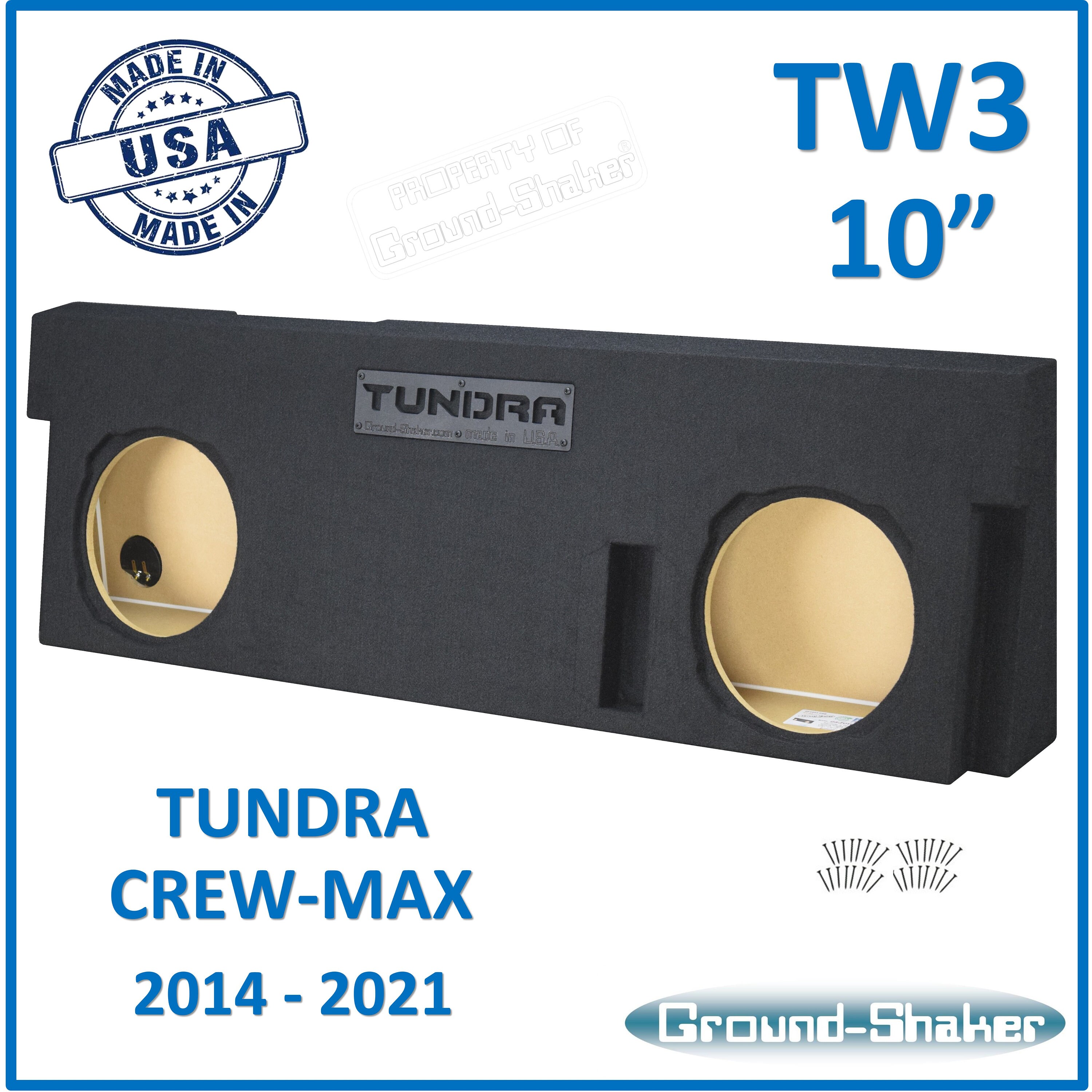 Toyota Tundra Crew-max 2014-2021 JL Audio TW3 10