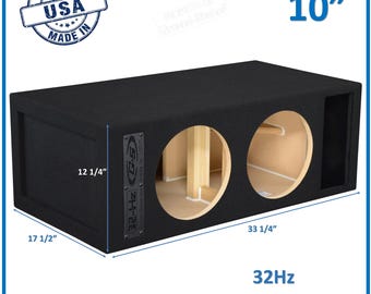 38.1cm Schwerlast Einzel Portierte Schwarz Teppich Auto Subwoofer MDF Box Neue