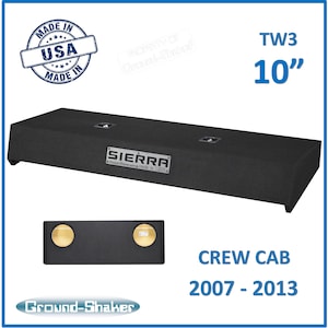 Gmc Sierra Crew-Cab 2007-2013 For 10&quot; JL Audio TW3 Sub Box Subwoofer Enclosure