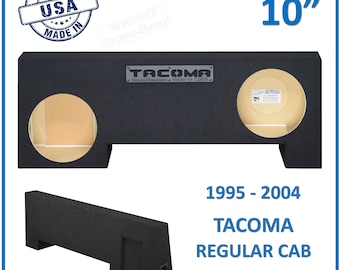 Toyota Tacoma Single Cab / Regular Cab 1995-2004 10&quot; Sub Box Subwoofer Enclosure