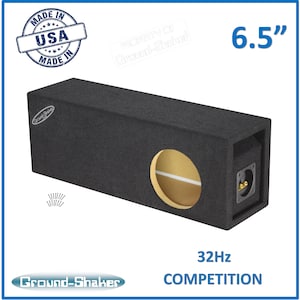 6.5 Speaker Box 32hz Single Ported Sub Box Subwoofer Enclosure Ground Shaker