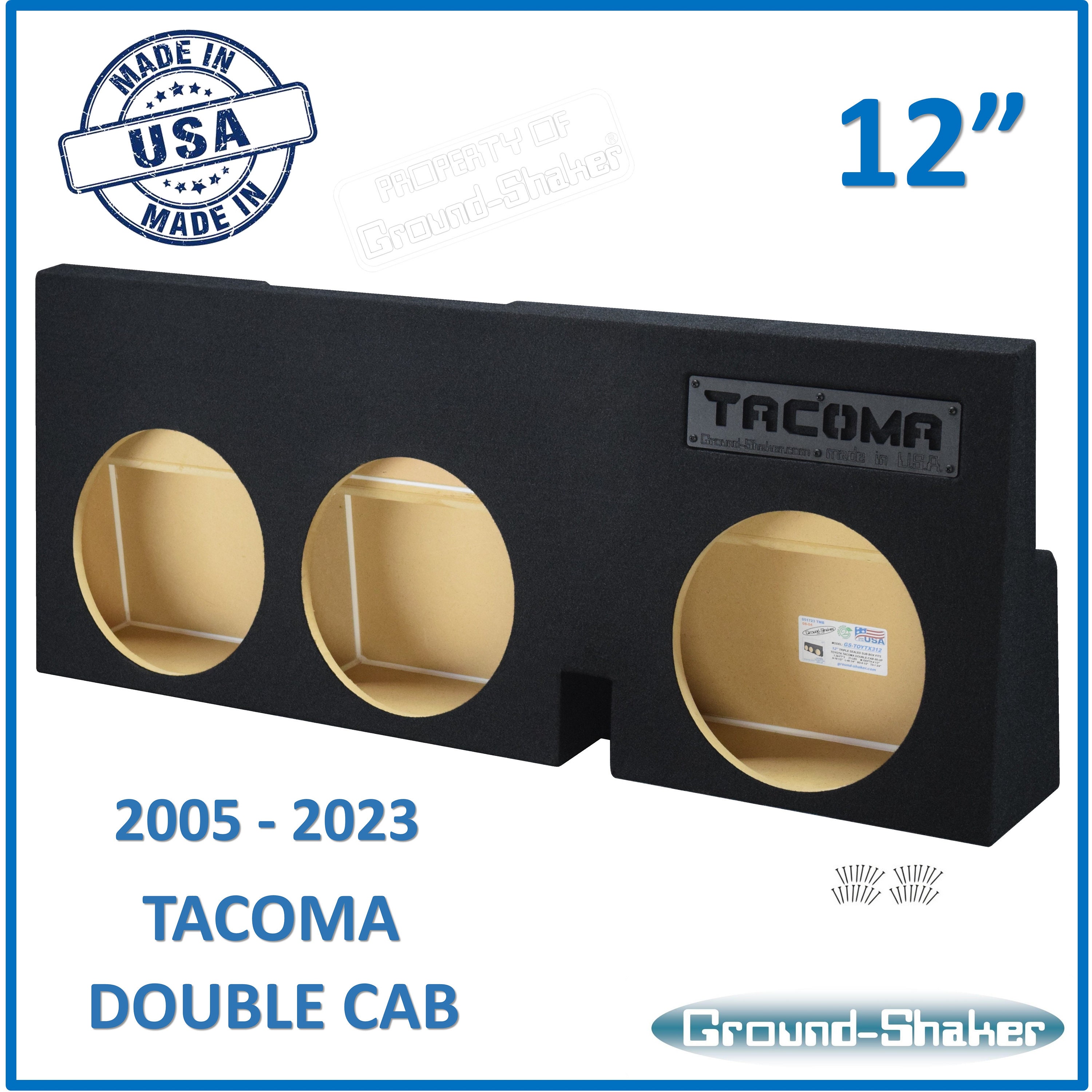 Extended Cab Toyota Tacoma Double Cab Subwoofer Box Double Cab