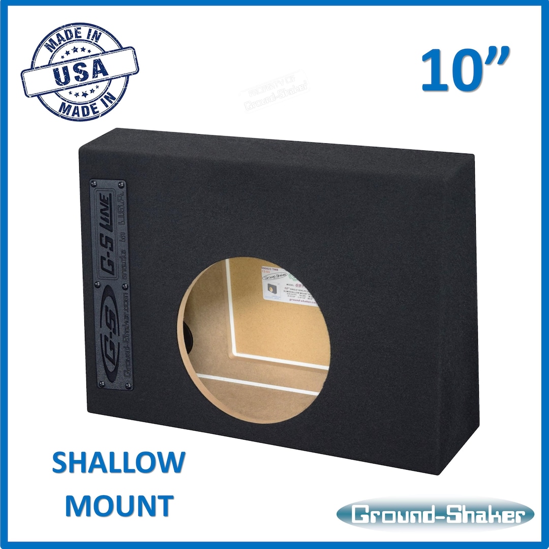 10 Subwoofer Box Alpine R-Series 10u2033 Shallow Profile Enclosure