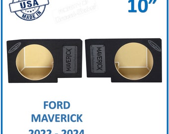 Ford Maverick 2022 - 2024 10&quot; Sub Box Dual Sealed Subwoofer Enclosure