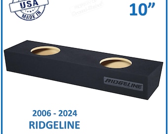 Honda Ridgeline Crew-Cab 2006-2024 10&quot; Dual Sealed Sub Box Subwoofer Enclosure