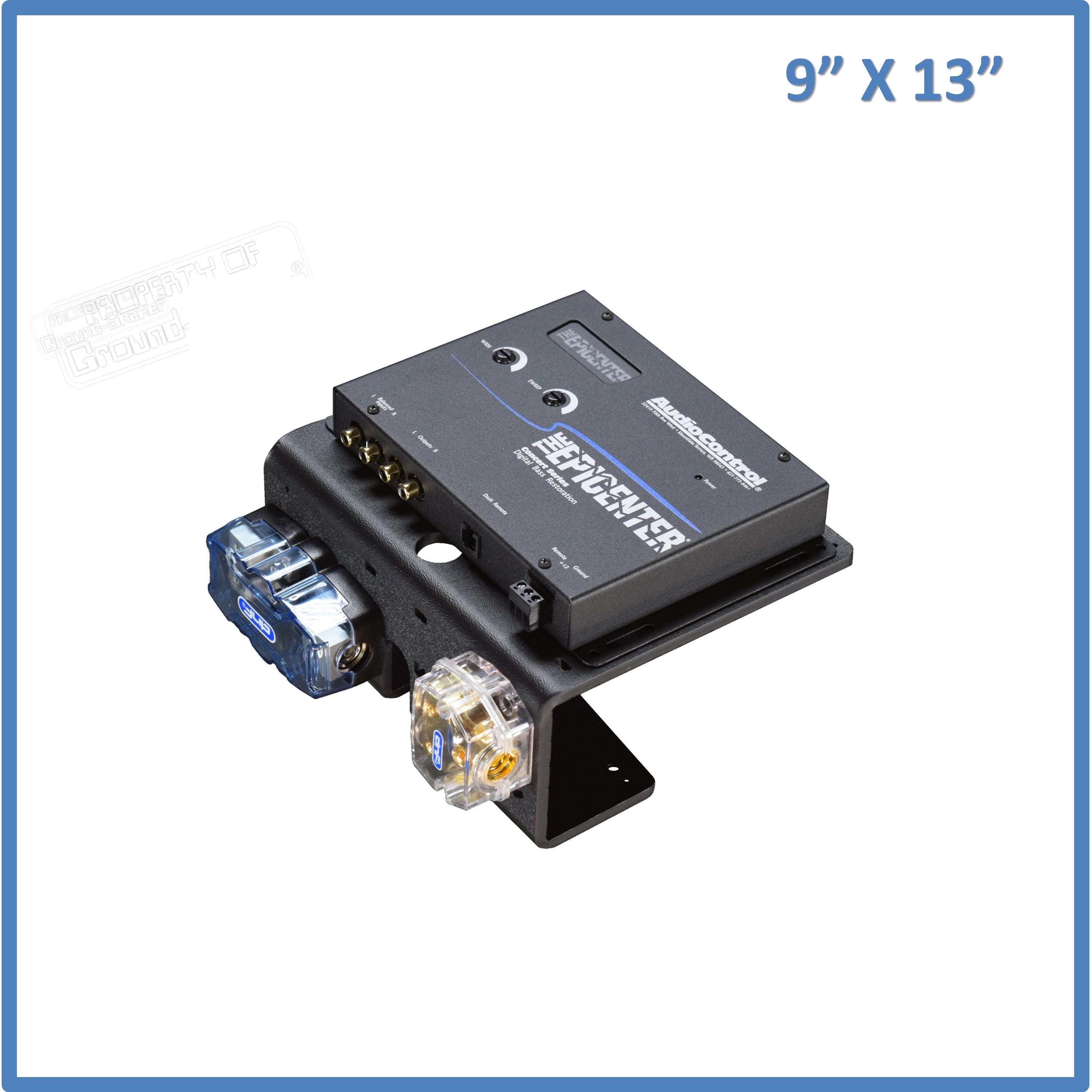 9X13 Amplifier Rack Amp Holder Amp Base Dual Fuse Holder Car Audio