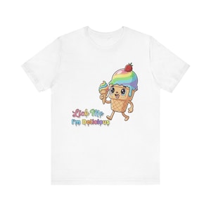 Ice Cream Cone Unisex Tee, Cute Ice Cream Cone Design, Funny Food Shirt, Summer Graphic T-Shirt, Soft Cotton Top