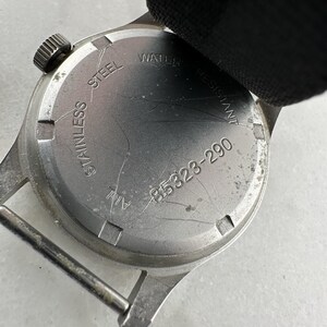 Vintage U.S. Navy 33mm Field Watch, Date, French Movement - Working image 9