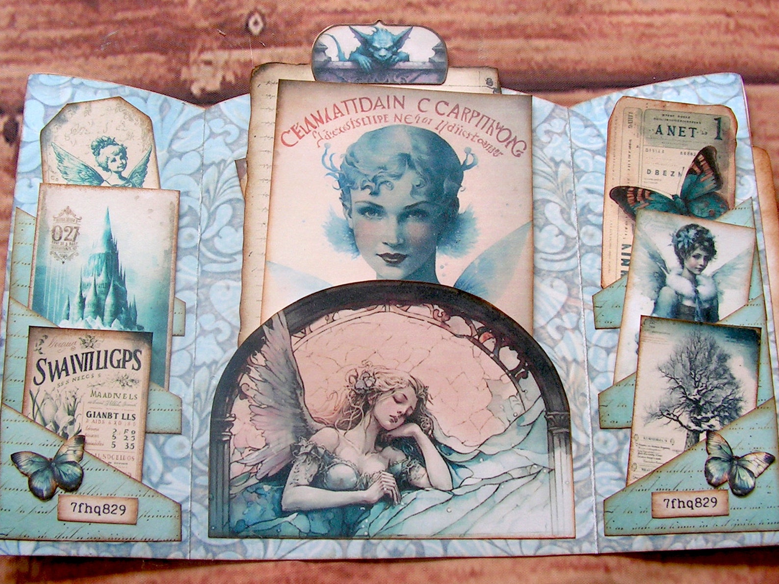 Fairy Junk Journal Kit, Junk Journal Folio Kit, Fantasy Junk Journal ...