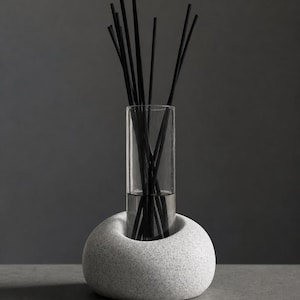 Difusor de varillas de guijarros / Difusor de piedra moderno, decoración minimalista para el hogar