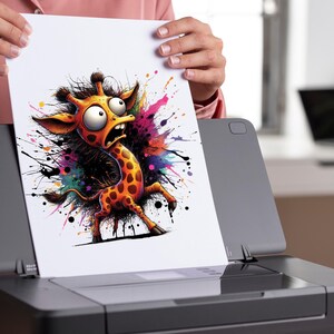 26 Funny Terrified Animals Clipart | Quirky Scared Animals | Highly