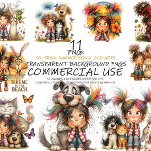 11 Imágenes prediseñadas de chicas peculiares / Imágenes prediseñadas de amigas peculiares / Imágenes prediseñadas de chicas negras peculiares / Imágenes prediseñadas de amigas peculiares / Descarga digital / Uso comercial
