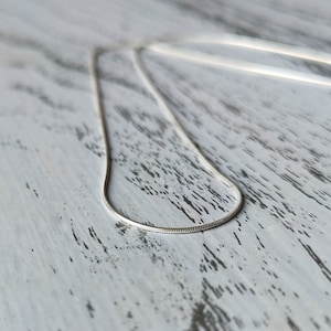 Cadena Cola de Ratón - Collar de Plata - Cadena de Plata - Collar para Mujer - Collar para Hombre - Regalo para Mujer - Regalo para Hombre