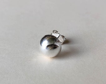 Half Ball Stud Earrings + FREE Random Pair of Earrings - Sterling Silver Earrings - Wedding Earrings - Cute Earrings - Post Earrings