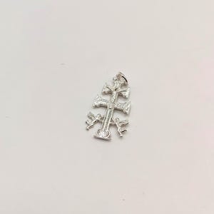 Cruz de Caravaca - Colgante de Plata - Collar de Plata - Mujer kraag - Hombre kraag - Regalo para Mujer - Regalo para Hombre
