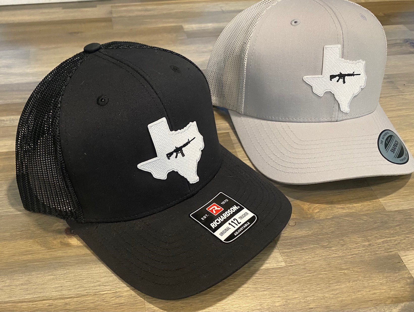 Texas State AR15 Hat, Trucker Hat, Custom Patch, Hat for Dad Husband