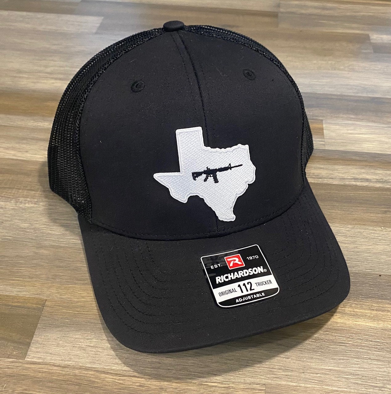 Texas State AR15 Hat, Trucker Hat, Custom Patch, Hat for Dad Husband