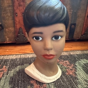 vintage Lego Japan Polynesian Hawaiian person, figurine, bust
