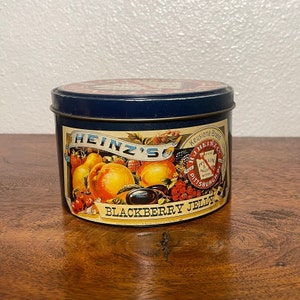 vintage Heinz blackberry jam tin