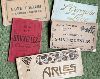 Sold separately, Vintage postcard booklets
