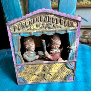 Vintage punch and Judy bank