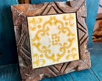 Vintage tile trivet