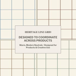 Minimal Grid Seamless Pattern, Classic Check Design, 3 Scales JPG for Fabric, Wallpaper & POD