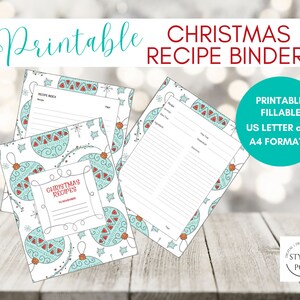 Un raccoglitore di ricette per assemblare le tue ricette personalizzate per il periodo natalizio. Download PDF – stampabile e compilabile.