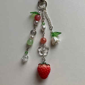 strawberry key/bag chain