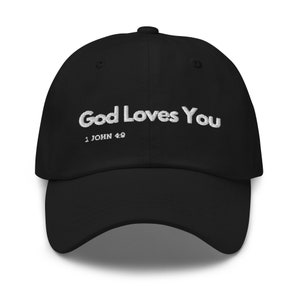 God Loves You, Embroidered Hat