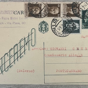 Vittorio Emanuele III Postcard.