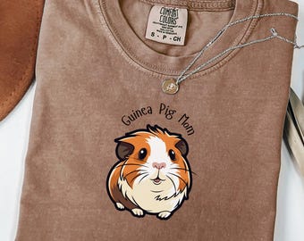 Camiseta de conejillo de indias, camiseta para los amantes de los conejillos de indias, camiseta de mamá conejillo de indias, regalo para ella