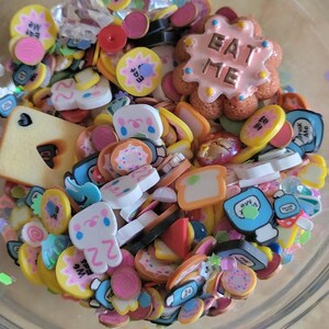 Wonderland Eat and Drink Me Polymer Clay Slice Mix, Fake Sprinkles, Fimo Slices, Slime & Snow Globe Tumbler Filler, Polymer Clay, Nail Charm